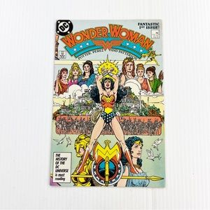 Vintage 1987 Wonder Woman DC Fantastic First Issue Comic Book